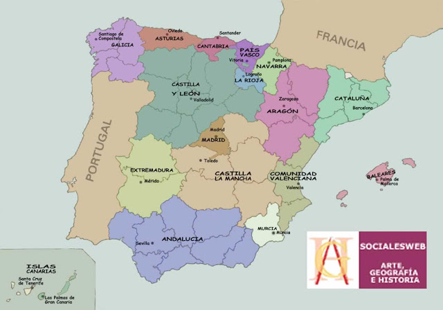 автономное деление Испании
