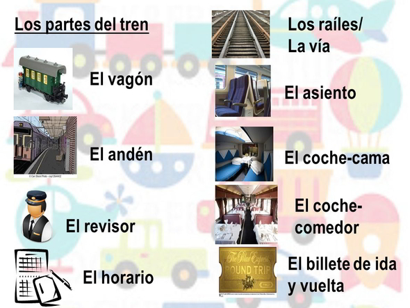 поезд на испанском
